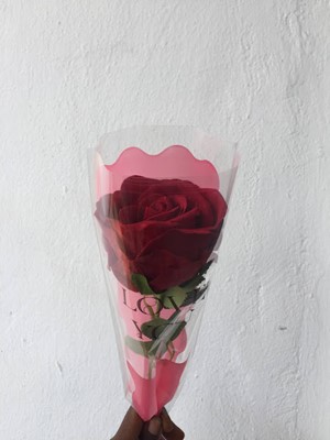Single Rose Bouquet Wrap