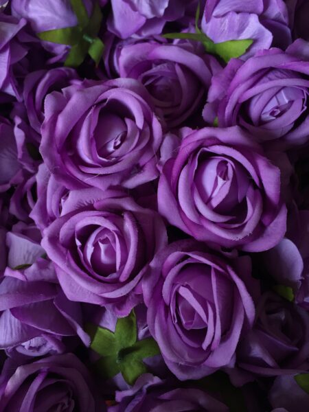 Medium Velvet Rose Head